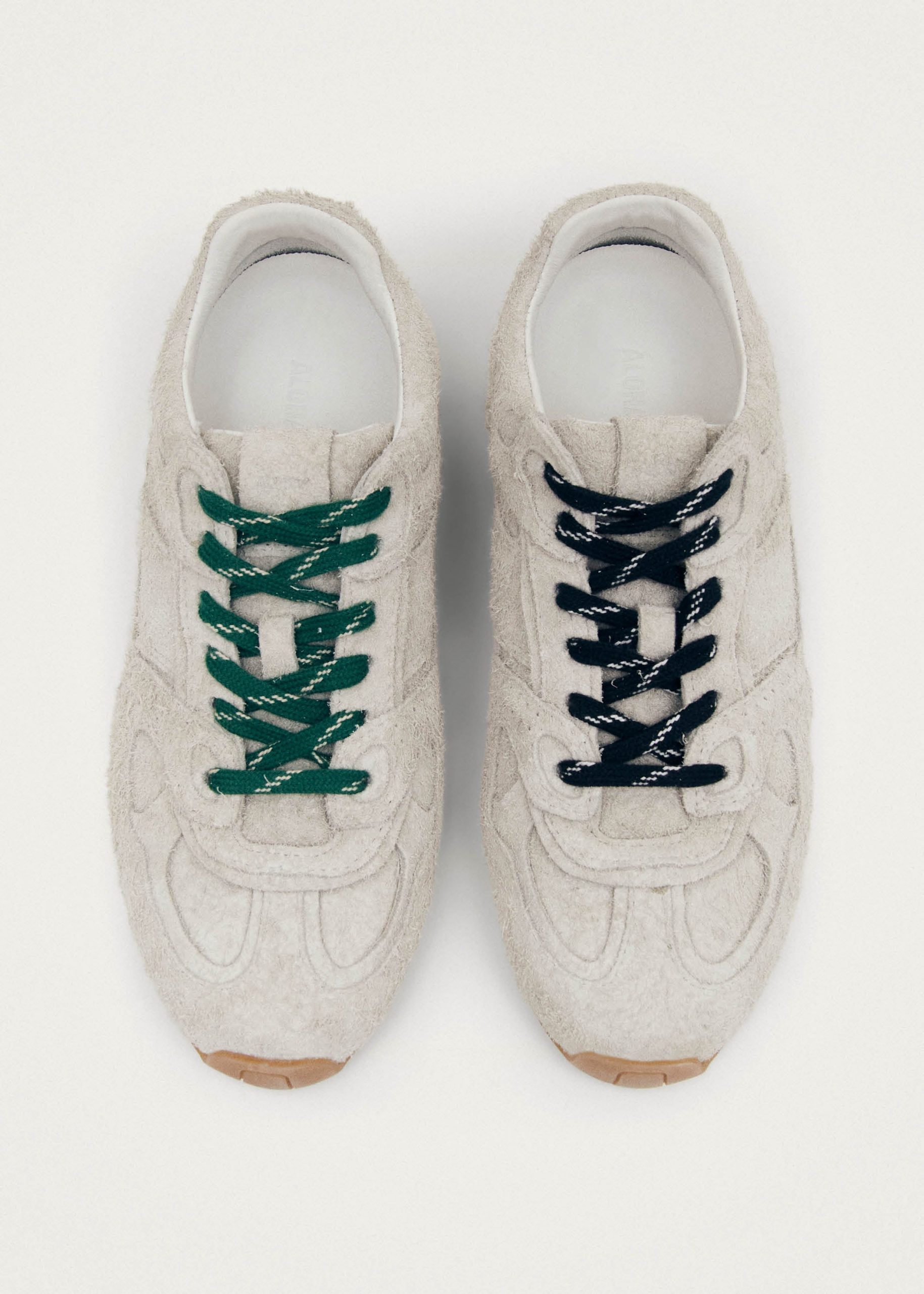 Tb.56 Suede Fuzzy Light Grey Leather Sneakers - Image 5