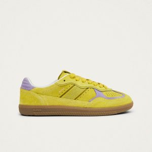 Tb.490 Rife Acid Green Leather Sneakers
