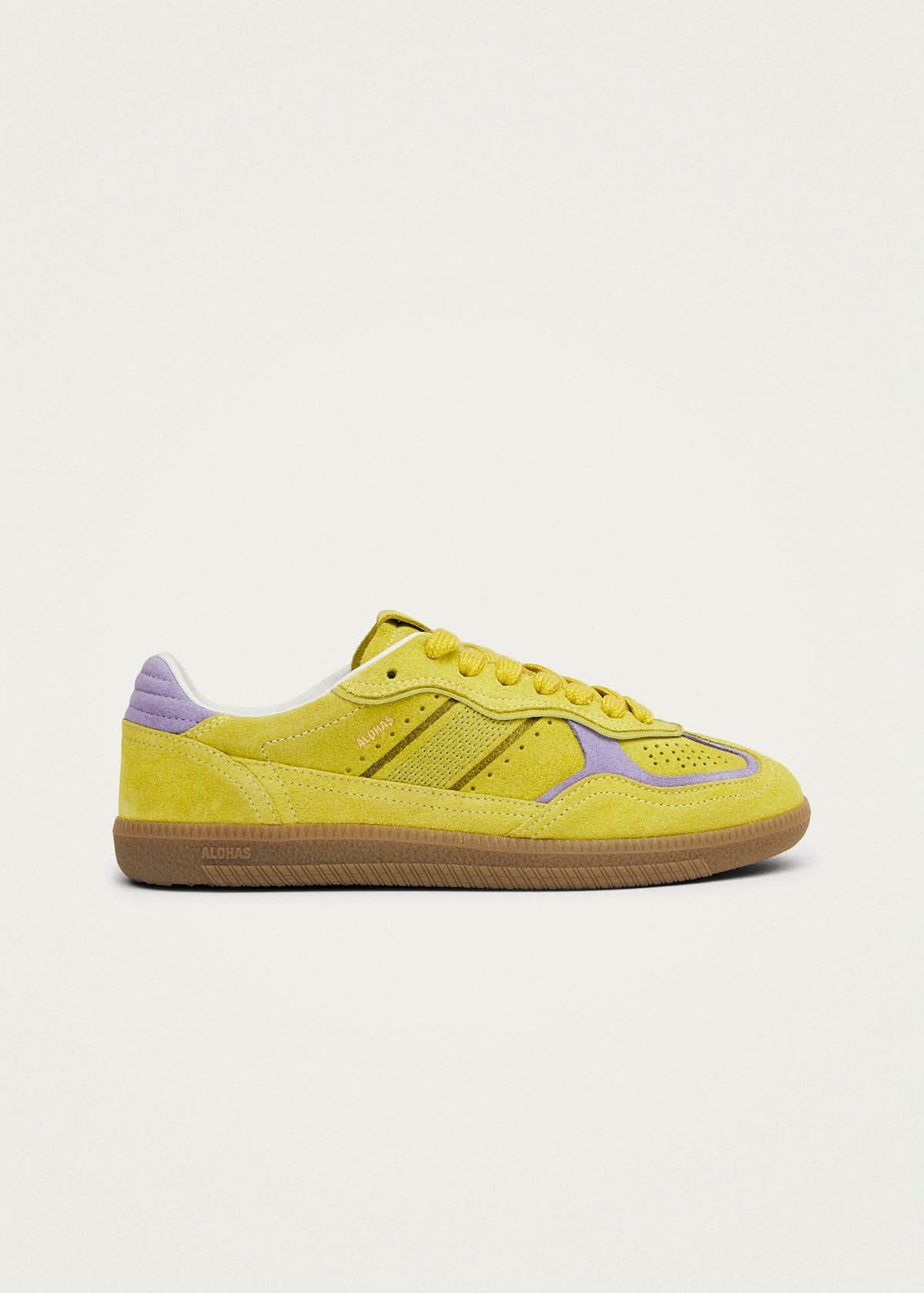Tb.490 Rife Acid Green Leather Sneakers