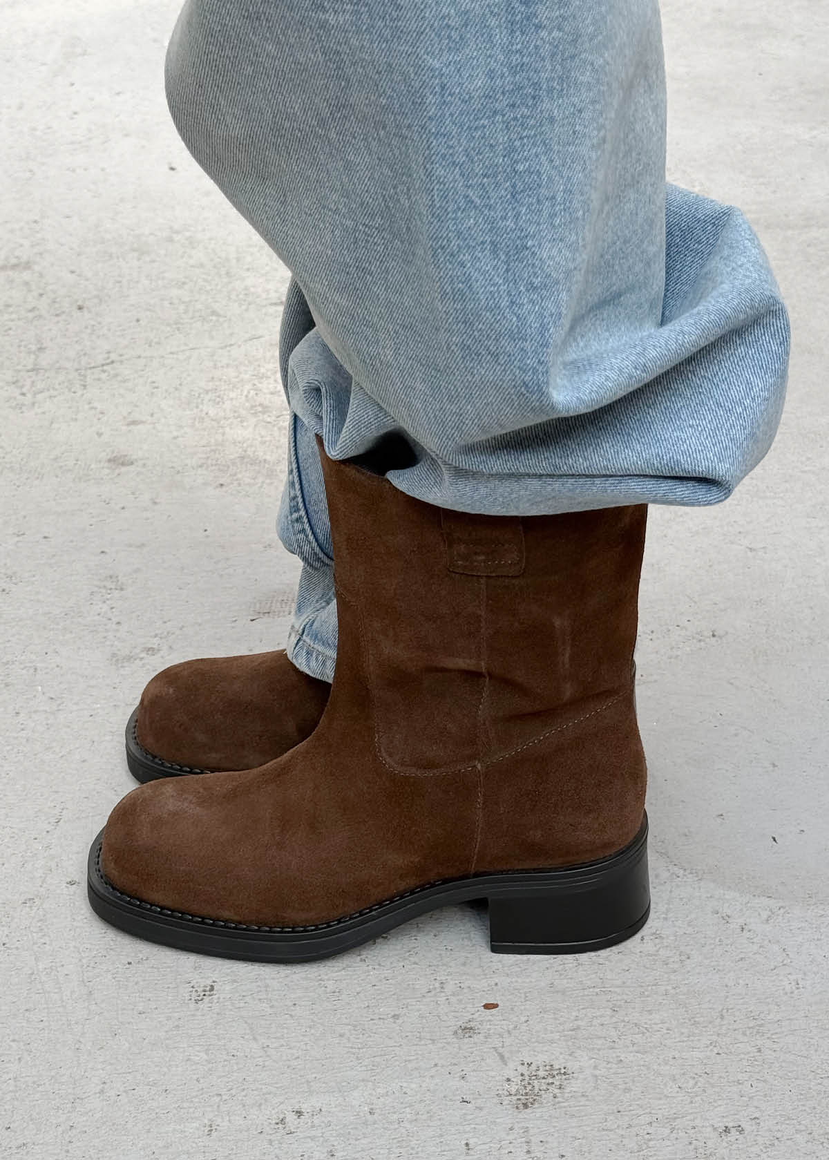 Rajan Suede Brown Leather Boots - Image 2