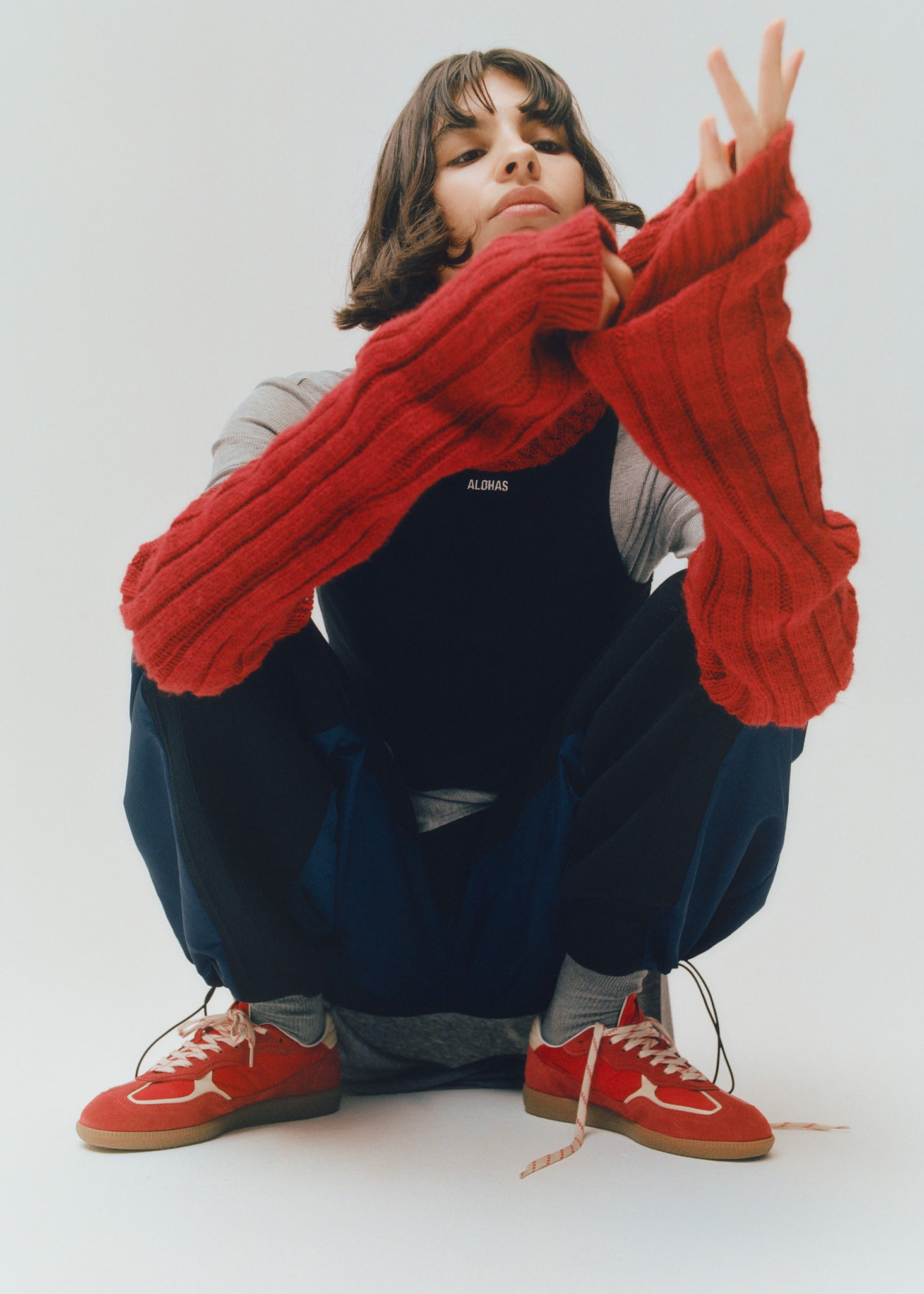 Tb.490 Rife Sheen Red Leather Sneakers - Image 2