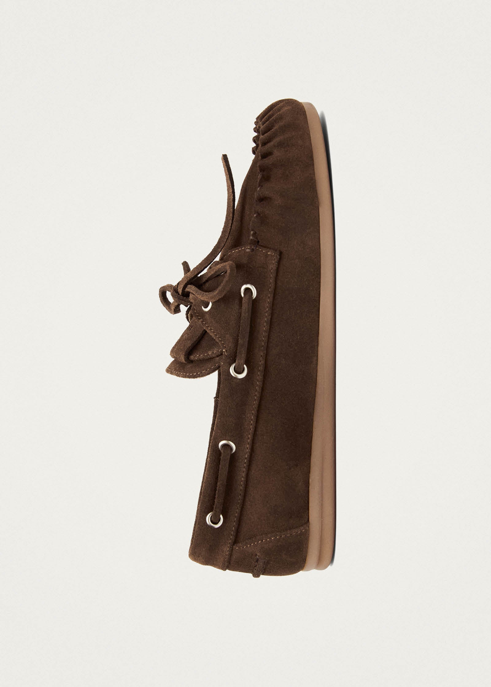 Rowan Suede Brown Leather Loafers - Image 4