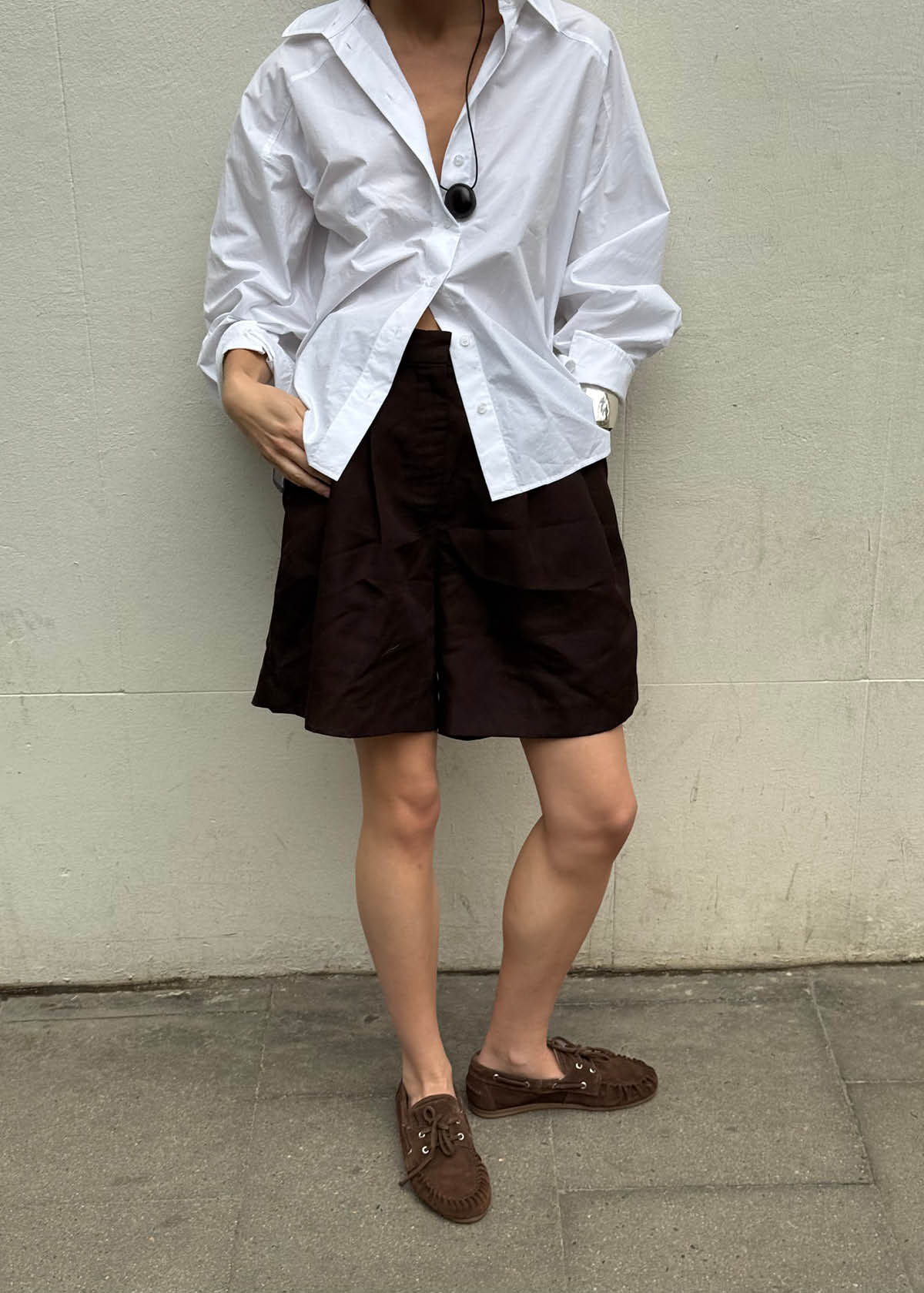 Rowan Suede Brown Leather Loafers - Image 2