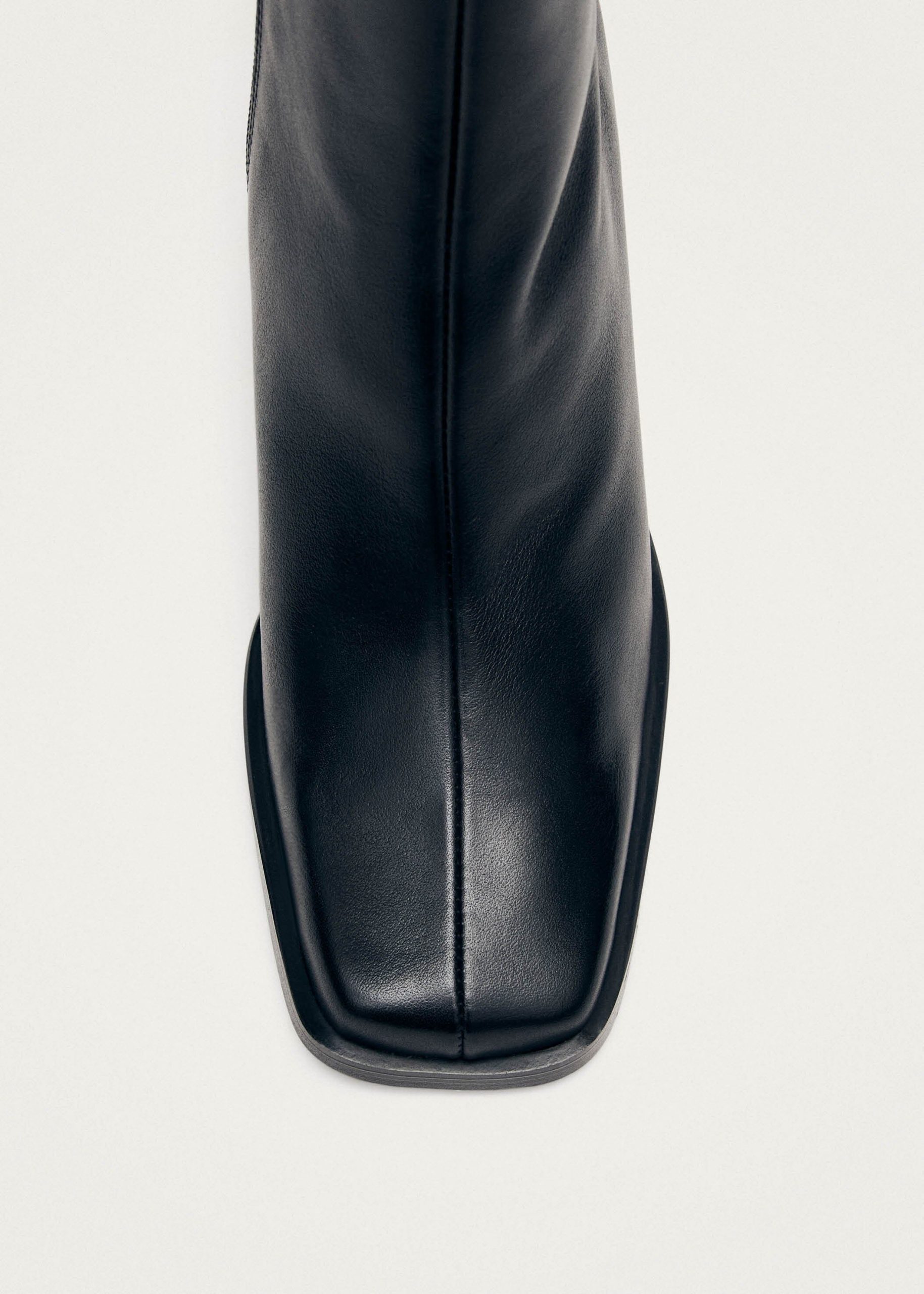 South Black Leather Ankle Boots - Image 8