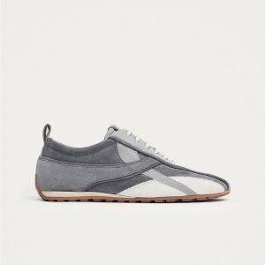 Tb.304 Suede Grey Leather Sneakers
